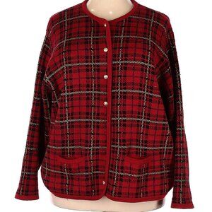 Plaid Cardigan